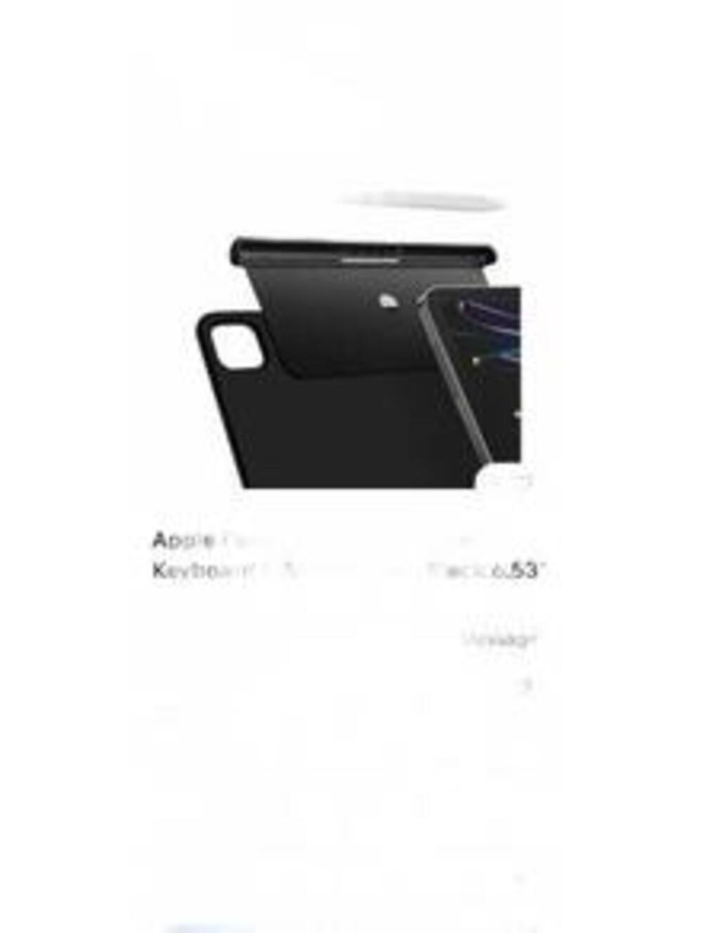 Apple Pencil Holder for Magic Keyboard & Smart Folio - Black 6.53"